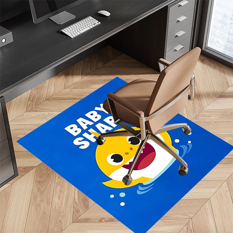 Baby Shark Printed Absorbent Washable Carpet, Non-Slip Bathroom Mats, Kitchen Rugs, Yoga Mat,Living Room Entrance, Camping Picnic Rugs