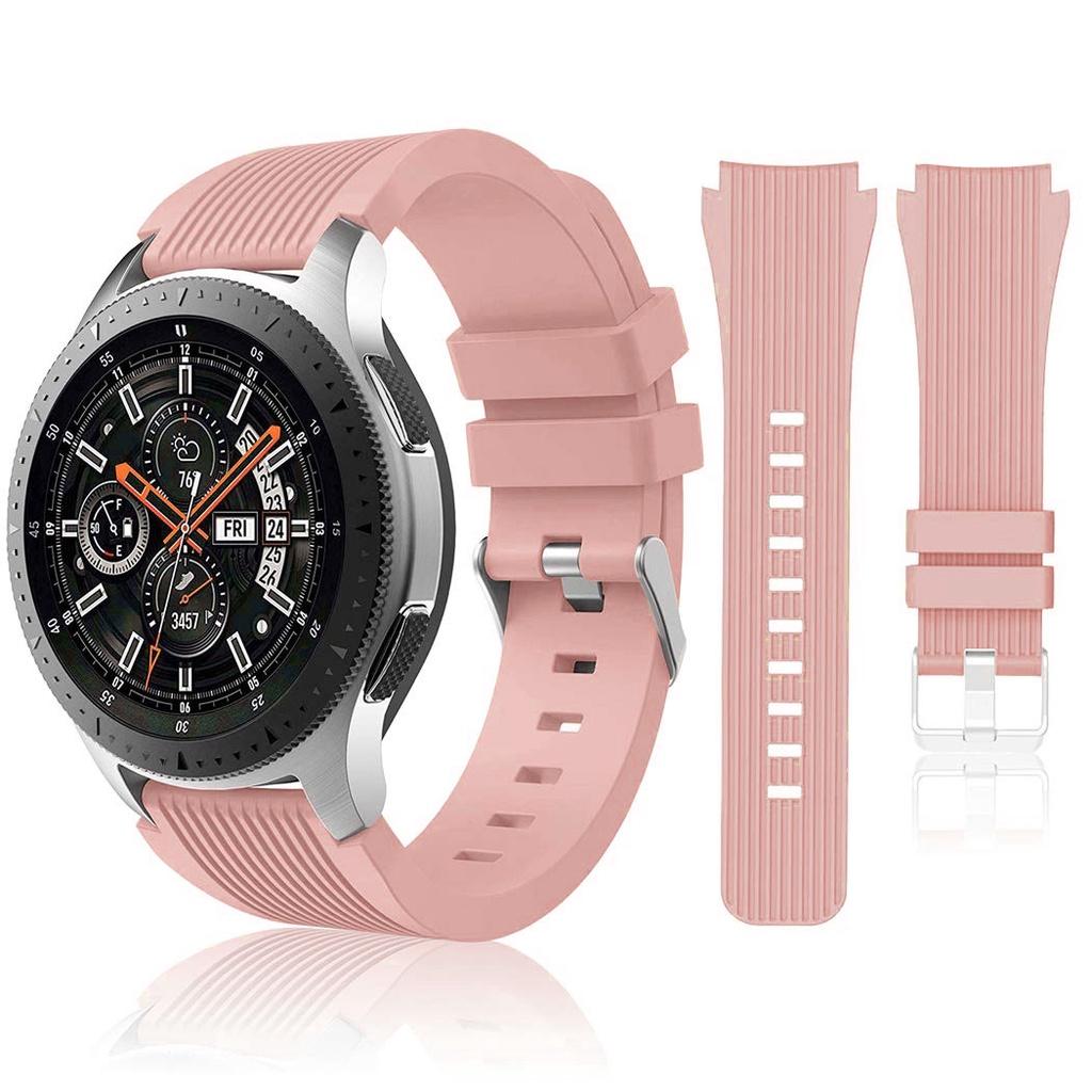 22мм 20мм Силиконовый ремешок для Samsung Galaxy Watch 3 45мм/ GT2 46мм/Gear S3 Браслет для Amazfit Balance GTR 47мм Ремешок