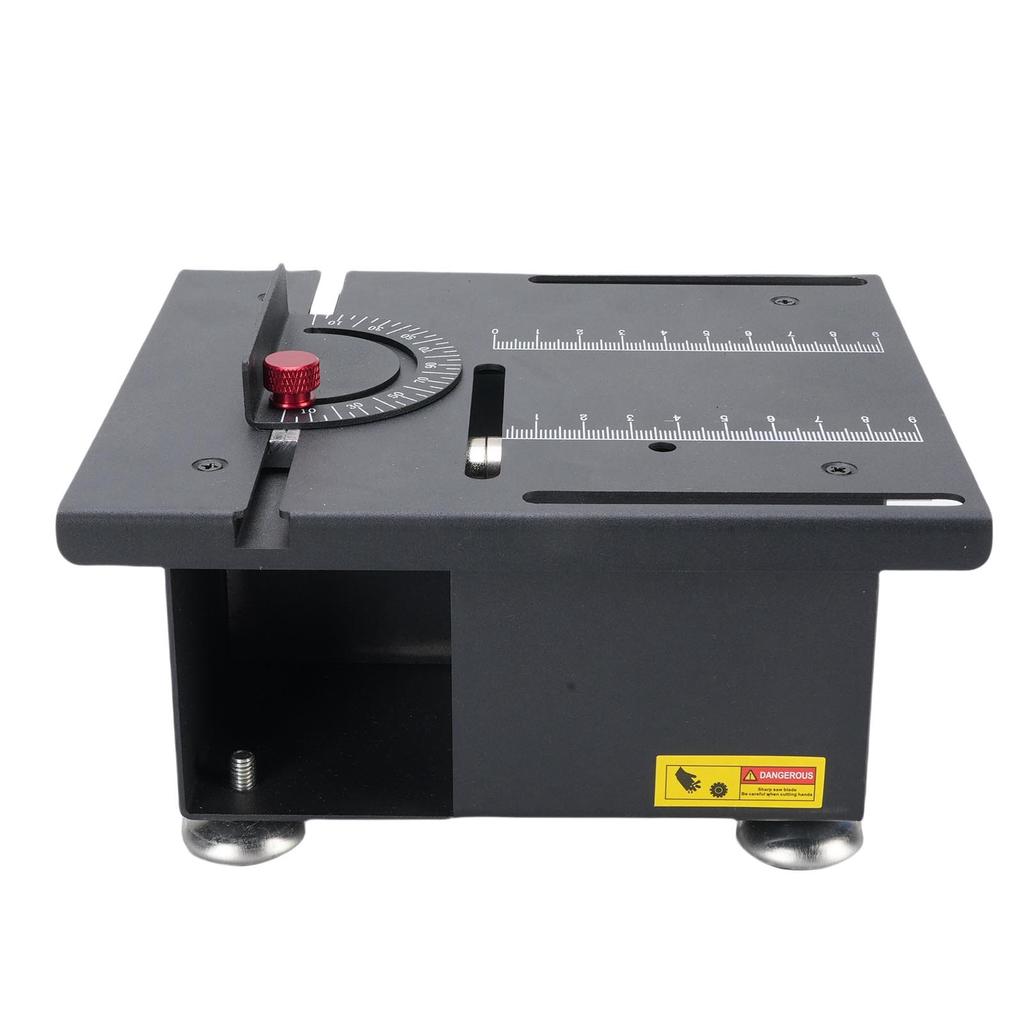 Mini Multi Functional Table Saw Portable Desktop Electric Adjustable Height Angle for Crafts Wood Cutting US Plug