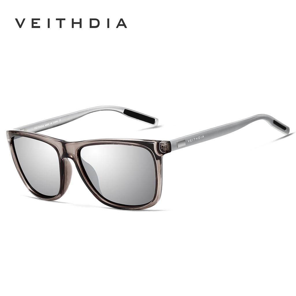 VEITHDIA Unisex Retro Aluminum+TR90 Sunglasses Polarized Lens Vintage Eyewear Sun Glasses