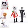 Collectible Nightmare Before Christmas Santa Jack And Zero Plush Toys For Kids