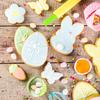 Easter Cookie Cutters Easter-themed Holiday Themed Party Supplies Stain Steel Sets Carrot-shaped For Holiday Celebrations Cookie