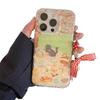 Однослойный Чехол для Пикника и Кемпинга Кошка для IPhone16/15pro Большое Отверстие Чехол для Телефона Apple 14/13/12 Набор