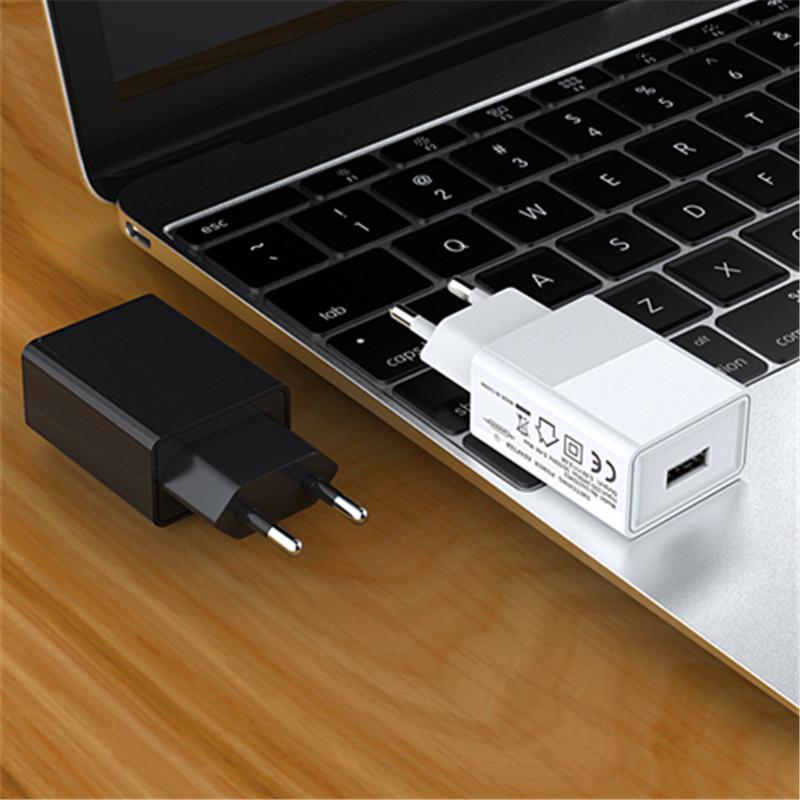 Адаптер-зарядное устройство для мобильного телефона USB, 5 В 2 А, европейский стандарт