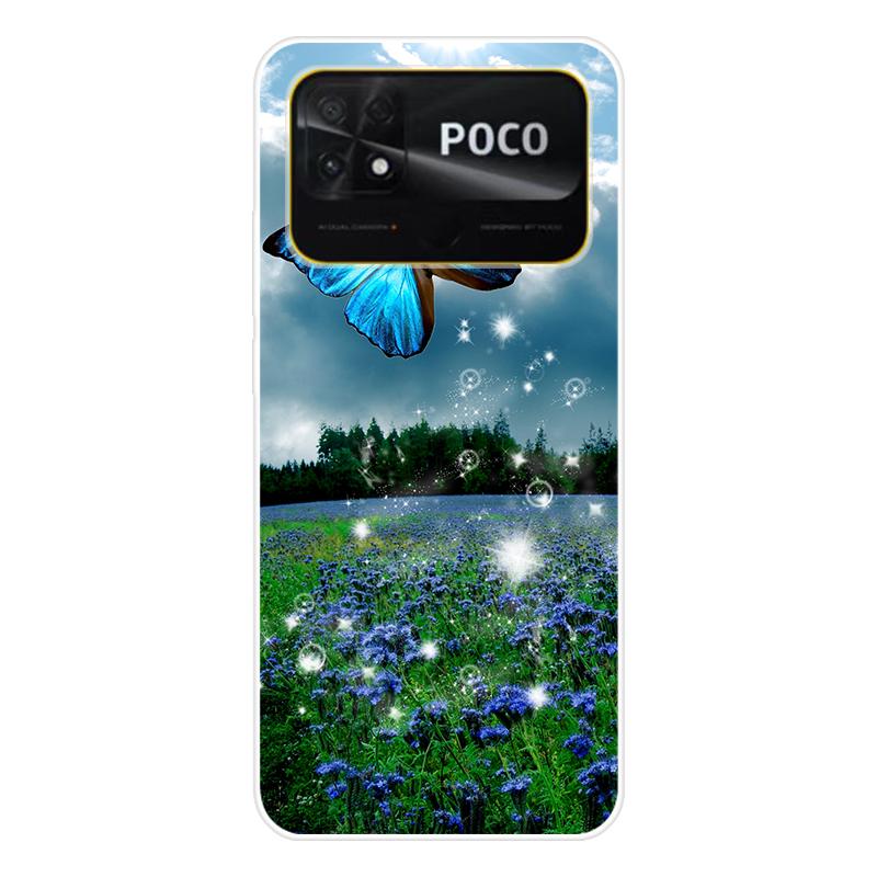 Для Xiaomi Poco C40 C 40 Чехол Мягкая силиконовая задняя крышка Мультяшный чехол для телефона Разнообразие