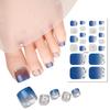 New Foot Stickers, Nail Art Stickers, Waterproof Onion Powder 5D Imitation Diamond Toenail Stickers