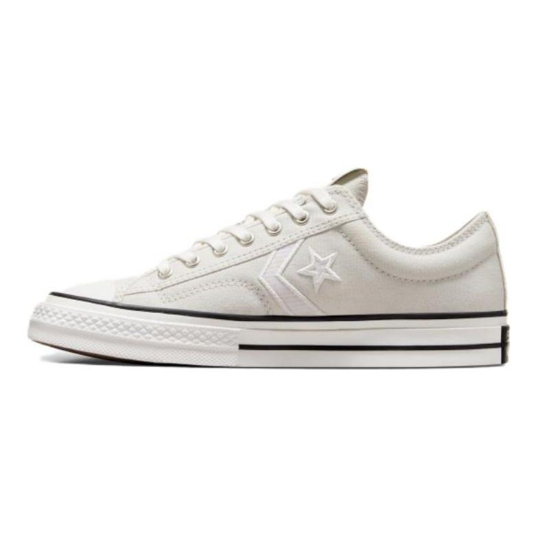 Converse Кроссовки унисекс Star Player 76 Low Pale Putty Серо-белый винтажный Черный A09855C