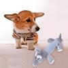 Soft Plush Fabric Dog Squeaky Toy Striped Pattern Striped Elephant Toy  Dog Chewing Play