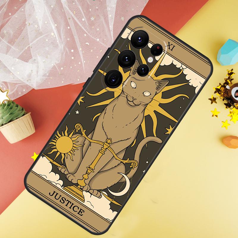 Чехол для телефона «Кошки Таро Колдовство» для Samsung Galaxy S25 S24 S21 S20 S22 S23 Ultra S9 S10 Plus S25 FE Чехол Coque