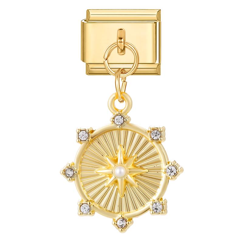 Золотой Цвет Сердце Губы Бант Роза Лебедь Рыбья Кость Подвеска Звенья Подходят для 9мм Браслета из Нержавеющей Стали DIY Изготовление Подарок для Мужчин Женщин