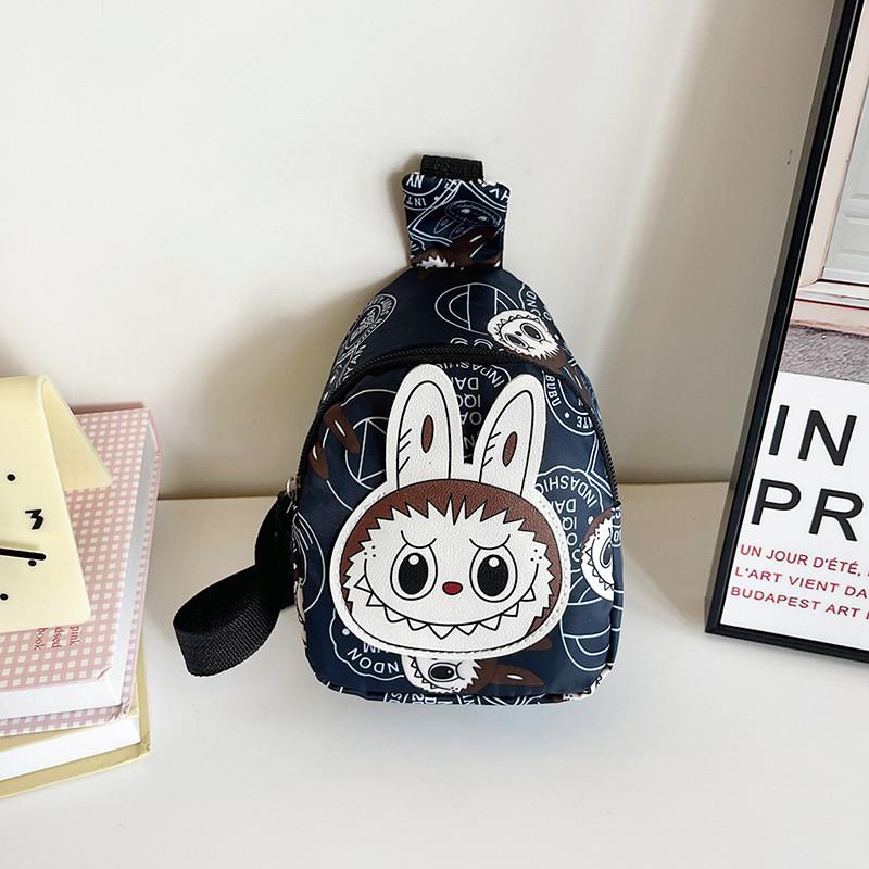 И стильная, привлекающая внимание детская нагрудная сумка из нейлона с игривыми мультяшными рисунками в различных цветах