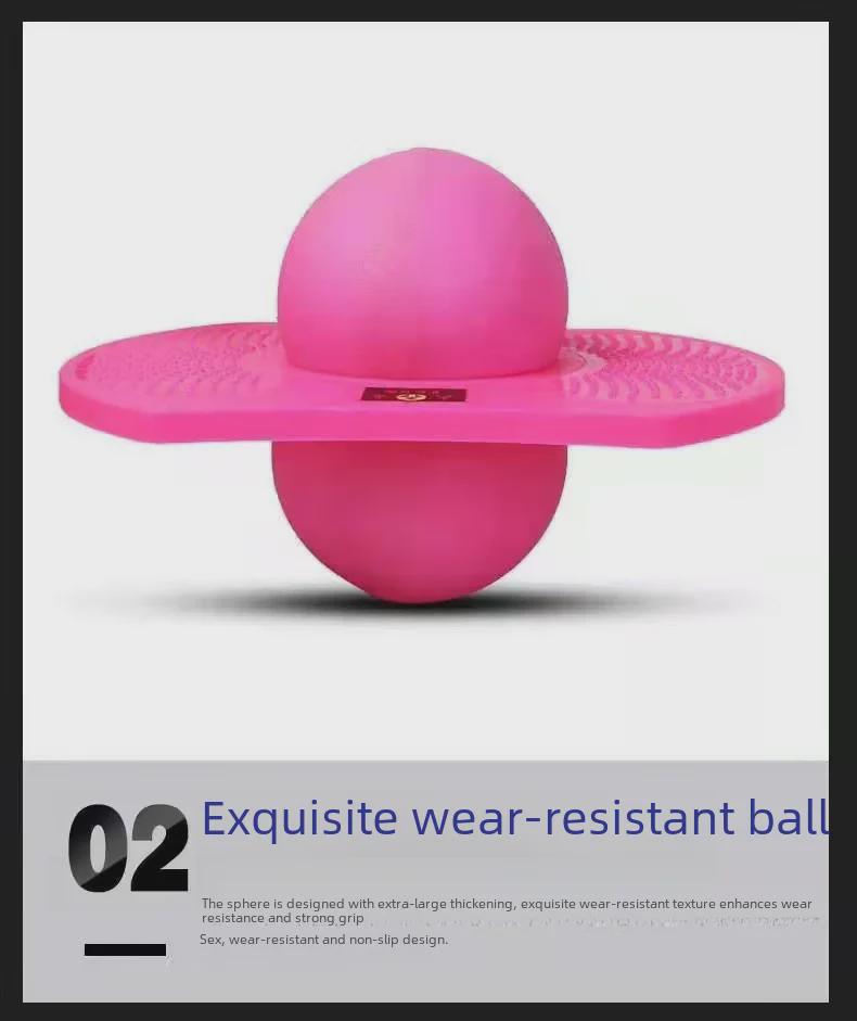 Детский фитнес-мяч для балансировки - лягушка-прыгун, эластичная игрушка для всех возрастов