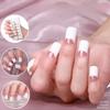 French Manicure Stickers Onion Pink Flame Simple Nail Stickers Manicure Stickers