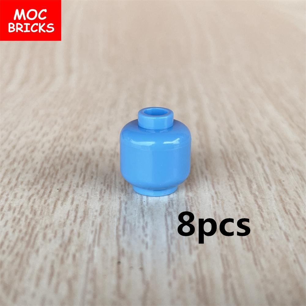 Фигурка MOC Bricks Пустая Голова Лицо Банка Бутылка Аксессуары Собранная Деталь Строительные Блоки Игрушки Для Детей