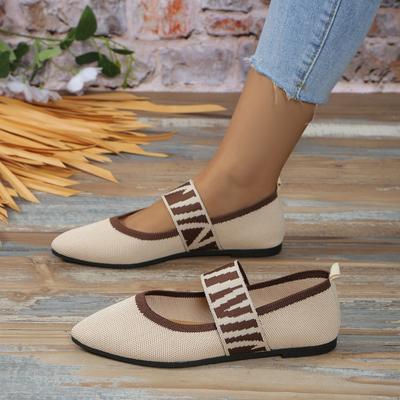 2024 Женские летние новые модные дизайнерские туфли с эластичным ремешком на плоской подошве, удобные нескользящие туфли для повседневных прогулок, повседневные туфли с низким верхом