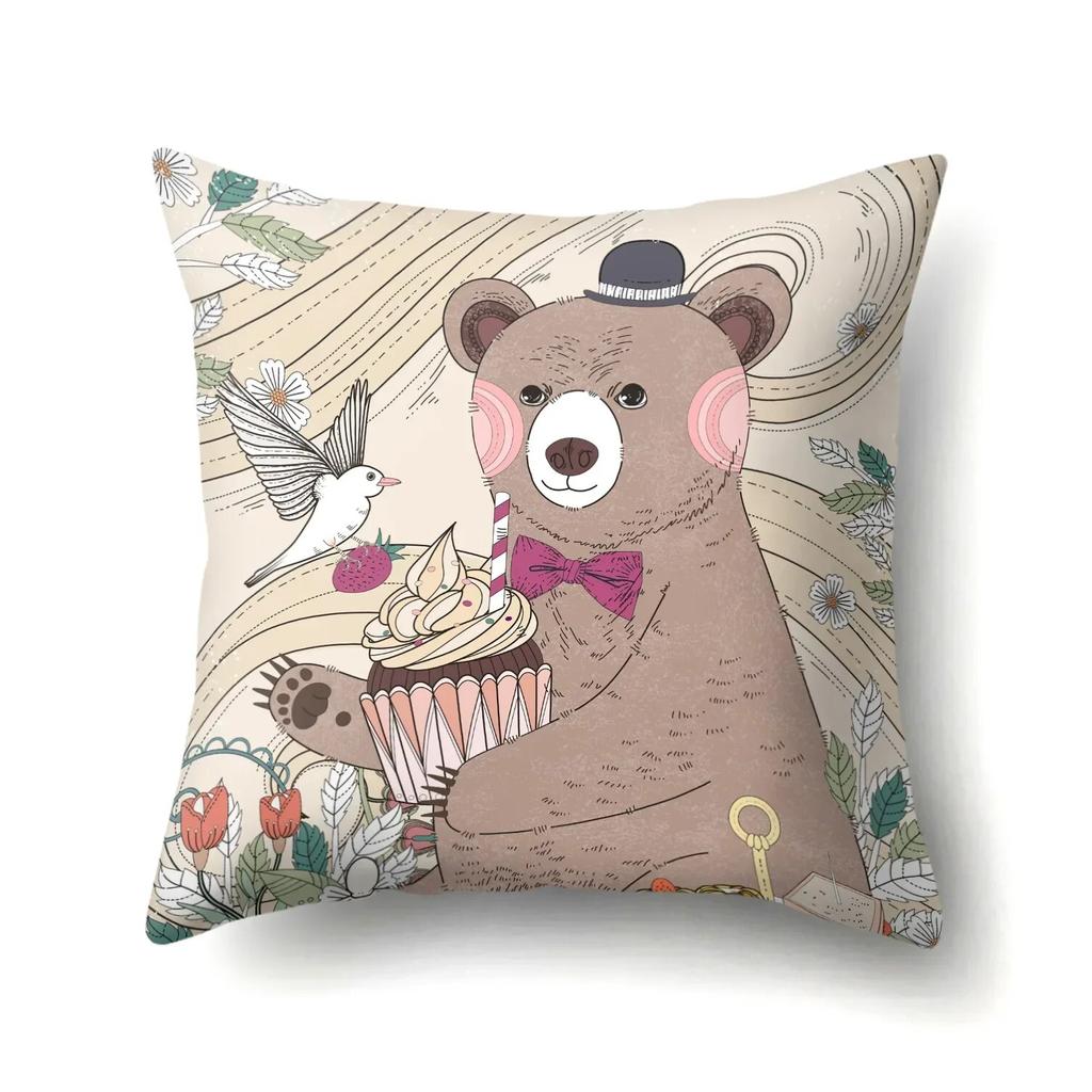Animal Single Pillowcase Office  Waist  Sofa