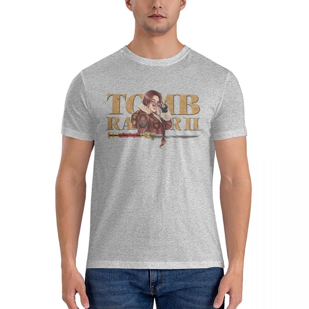 Unisex TShirts Lara Fun Pure Cotton Tees Short Sleeve Tomb Raider T Shirts Crew Neck Clothes Gift Idea