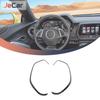 JeCar Carbon Fiber Car trument Панель приборов Рамка Полосы Декоративная Крышка Для Chevy Camaro 2016 Up Car Interior