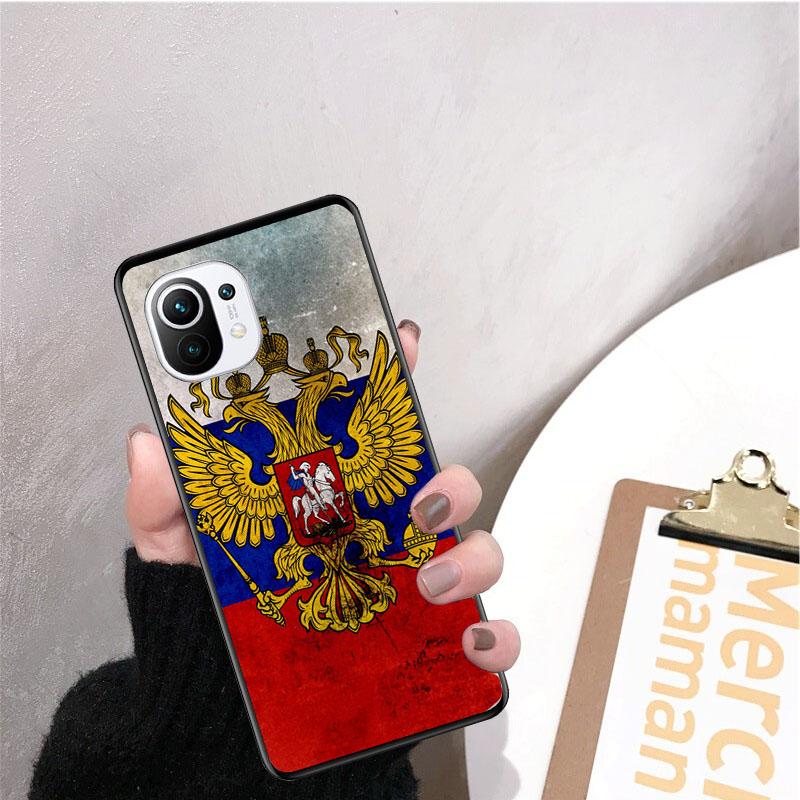 Чехол для телефона с гербом российского флага для Xiaomi 12 Mi 10T 11T 11 Pro 10 10T 11 lite 10pro 11Ultra Poco X3 Pro Poco F3 M3