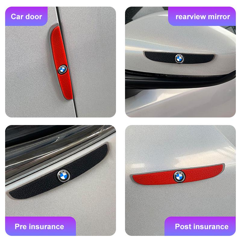 FA64pcs Rubber Bumper Strip Car Door Anti-Collision Sticker For BMW X1 X2 X3 X5 X4 X6 X7 1 2 3 5 6 7 Series E60 E90 E70 F48 G20 G30