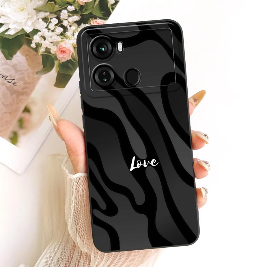 Чехол для Itel P40 Plus P683L Роскошный Чехол с Конфетным Покрасом Мягкий ТПУ Матовый Чехол для Телефона Для Itel P40 P 40 ItelP40 P40+ Задняя Крышка Сумки
