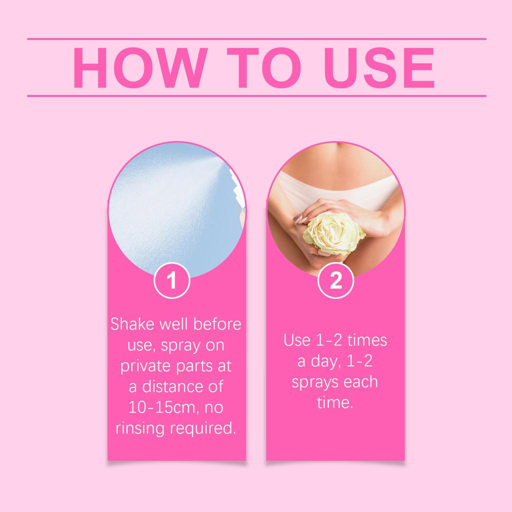 Женский частный спрей Освежающий питательный спрей Эффективный частный уход 20 мл