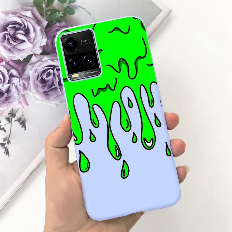 Чехол для Vivo Y21 2021 V2111 Милый Утенок-Астронавт Мягкий Силиконовый Чехол Для Vivo Y21s Y33s 4G Y21t Y33t Y21A V2110 V2135 V2109