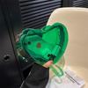 Fashionable Heart-shaped Pvc Shoulder Bag With Street Style Elements For Women