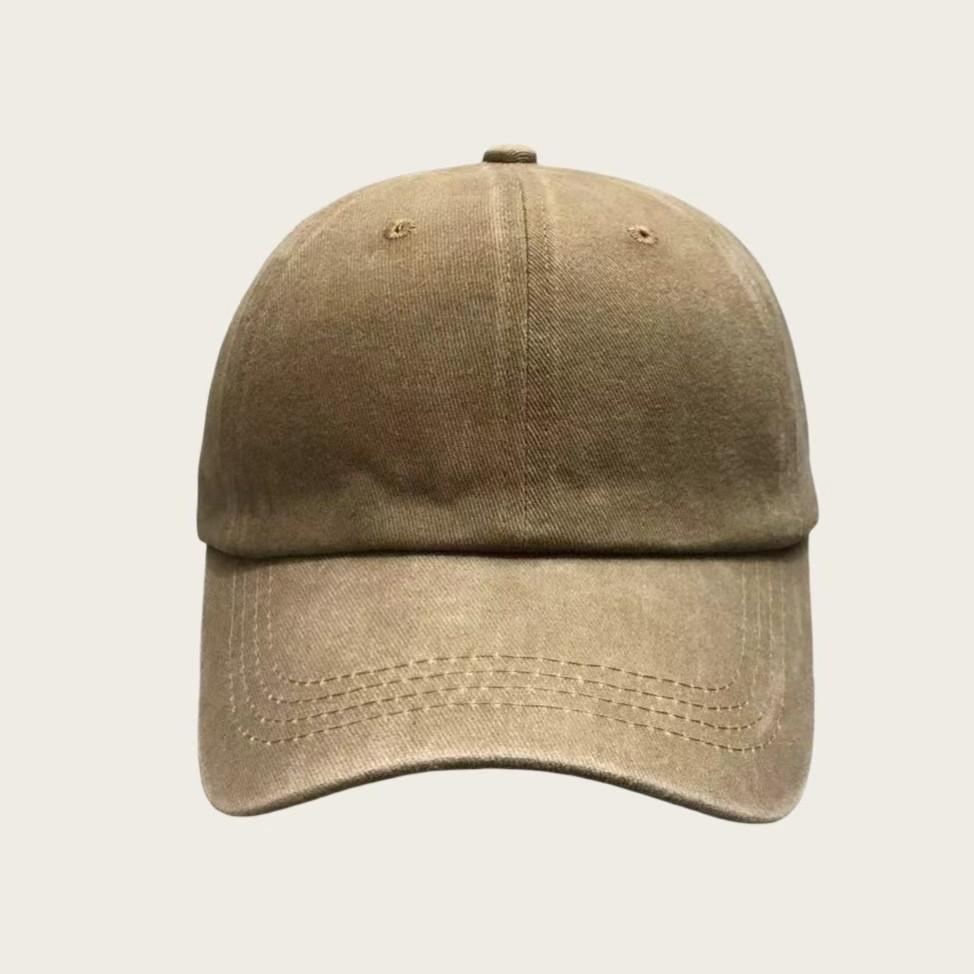 Sun Protection Baseball Cap With Wide Brim For Women And Men Cotton Embroidered Letter Design