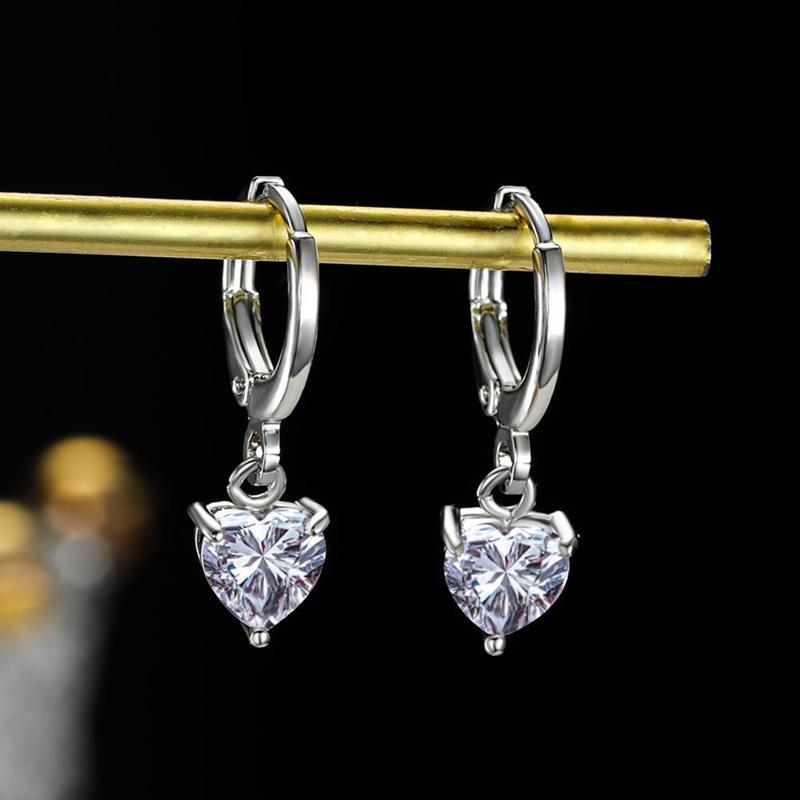 Женские изысканные сережки с кристаллами