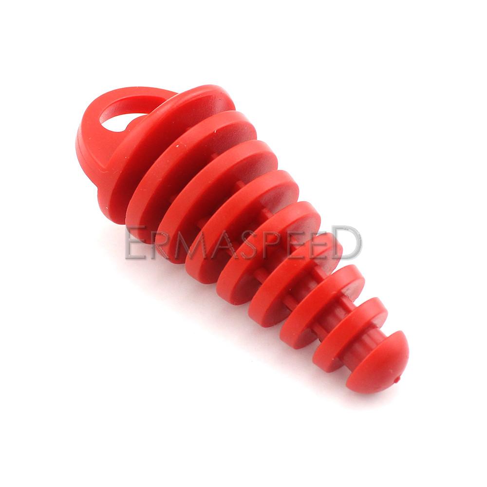 Заглушка выхлопной трубы мотоцикла, резиновая заглушка глушителя, заглушка выхлопной трубы для мотокросса, глушитель, промывочная заглушка мотоцикла