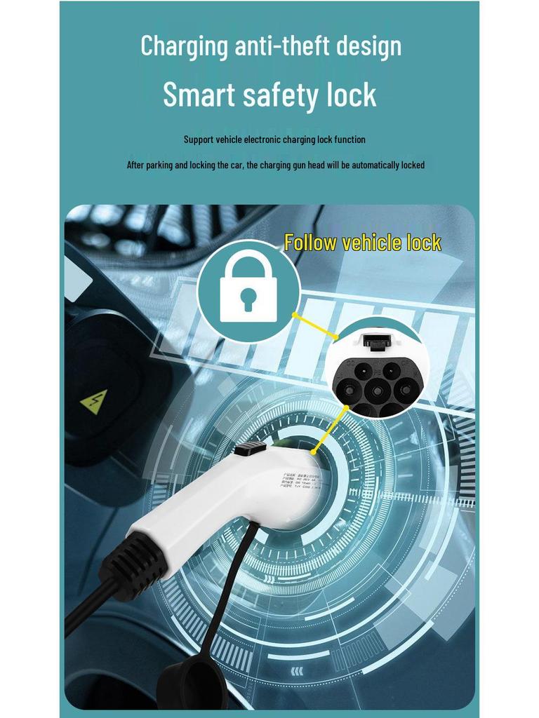 BYD Universal Charger for Dolphin, Seagull, Tang, Song, Han, Yuan, Qin Plus Electric Vehicles