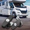 Universal RV T-Handle Door Lock with 2 Key Truck Cap Locking Trailer Toolbox Drawer Cabinet Door Lock for Caravan Truck