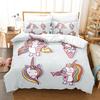 Dream Princess Bed Coer Sets Girl 100% High Quality Comforter Bedding Sets Duvet Cover Set Castle Cartoon Bedclothes Full