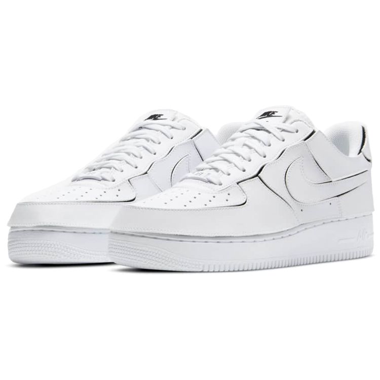 Nike Кроссовки унисекс Air Force 1/1 Cosmic Clay Белые Черные CZ5093-100
