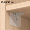 Adhesive Shelf Support Pegs Drill Free Nail Instead Holders Closet Cabinet Shelf Support Clips Wall Hangers