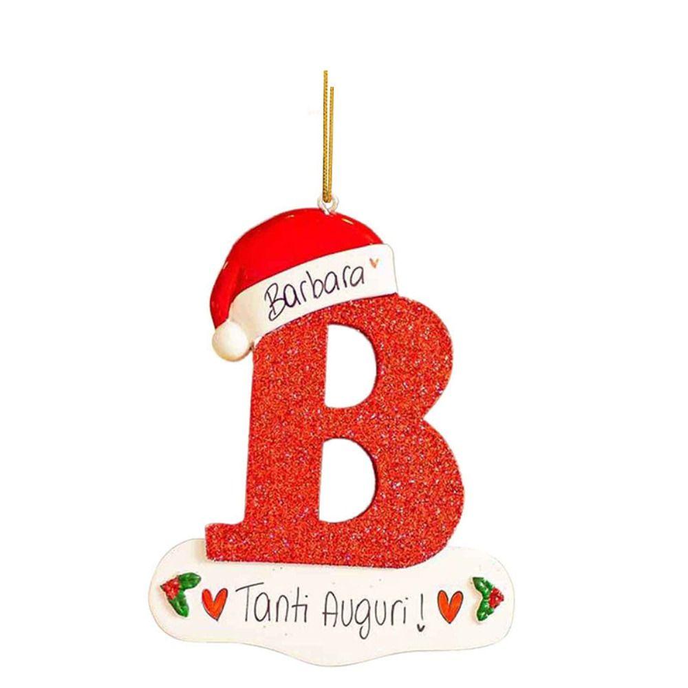 Xmas Christmas Tree 26 Letter Pendant Cartoon Christmas Tree Hanging Decor   Car Decorations