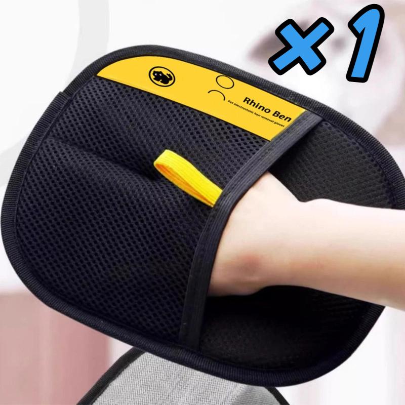 Pet Hair Removal Tool Reusable Static Removal Gloves, Double-sided Grooming Gloves For Pets Removes Pet Fur Hair For Carpets