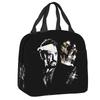 Custom Johnny Hallyday French Rock Singer Insulated Lunch Bag for Outdoor Picnic Resuable Cooler Thermal Bento Box Women Kids