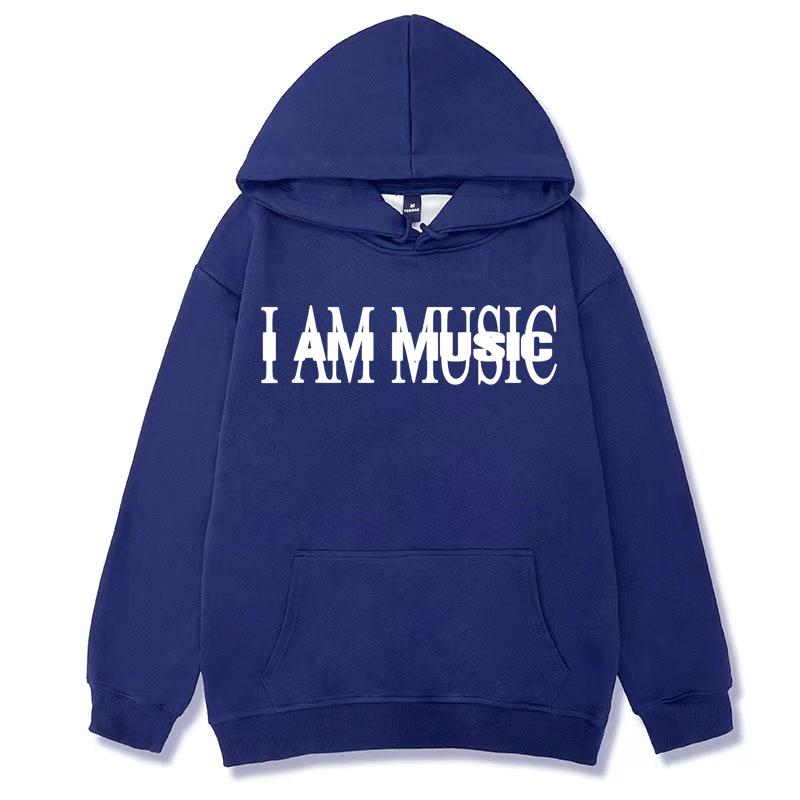 Худи с принтом альбома Playboi Carti I Am Music Y2K Мем Opium Ken Carson Destroy Lonely С капюшоном Мужская Женская Мода Винтажный Свитшот