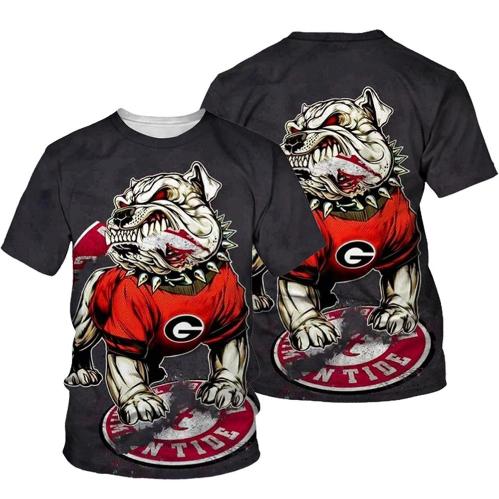 3D Print T Shirts Men Women Fashion Streetwear O-Neck Short Sleeve T Shirt Harajuku Men's Tees Tops Animal Boxing Dogs