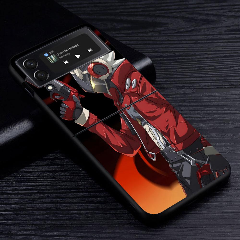 Кейс Billy the Kid Zenless Zone Zero для Samsung Galaxy Z Flip4 Flip3 5G Жесткий чехол для телефона Z Flip 4 3 Черный Чехол Zflip4 Zflip3