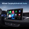Wireless Carplay Adapter for Android iPhone Auto 2 In1 Wired To Wireless AI Box USB Connection For Volvo Benz Mg Kia Chery VW