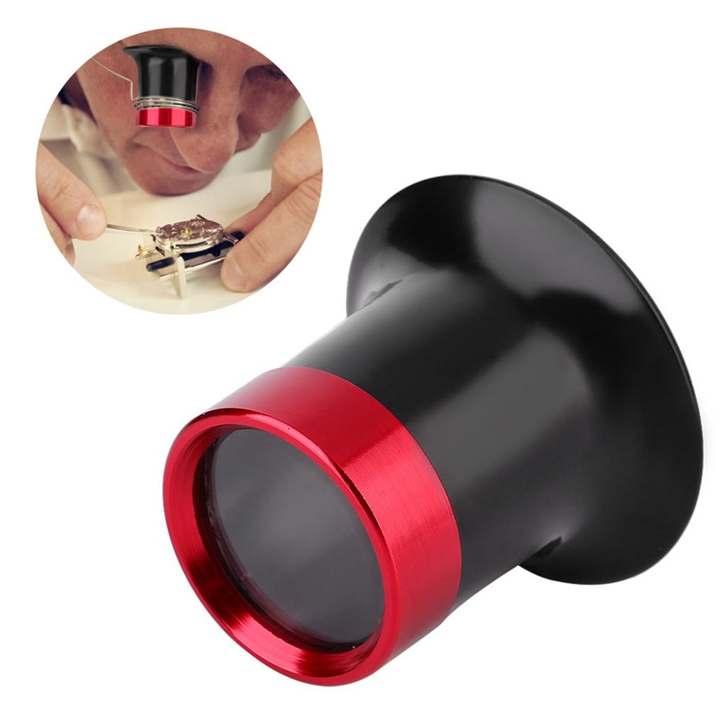 Aluminum Alloy 10X Eye Magnifier Loupe Repair Watch Tool Magnifying Glass Loupe Lens Magnifier