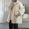 Мужская винтажная вельветовая куртка-карго в стиле Y2K, осенняя, с вышивкой букв, на пуговицах, повседневная, мешковатая, одежда для мужчин, блузки, пальто