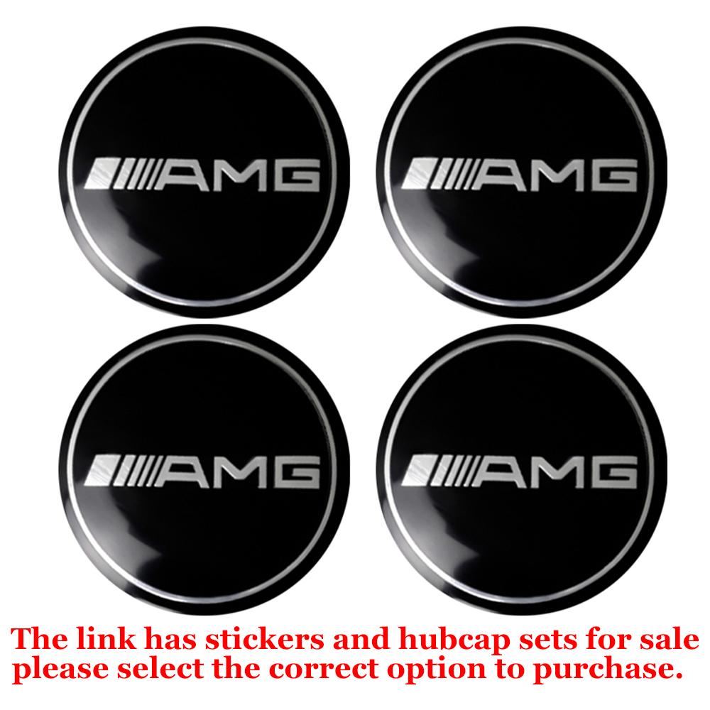 56/60/63/65/68MM Car Styling Wheel Center Caps Hub Cover Decor Stickers For Mercedes Benz AMG W203 W206 W220 W205 W212 W210 W108