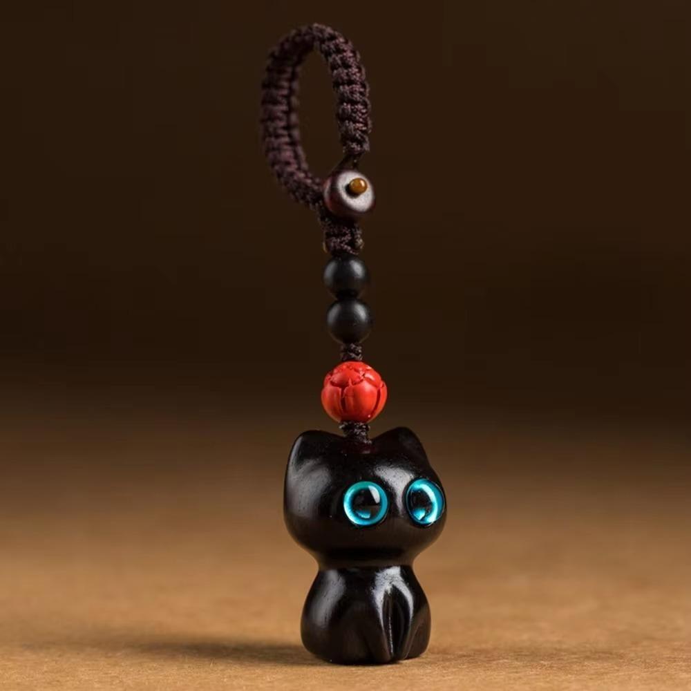 Wood Material Wood Car Keyring Sandalwood Scent DIY Keychain Components New Sandalwood Key Chains