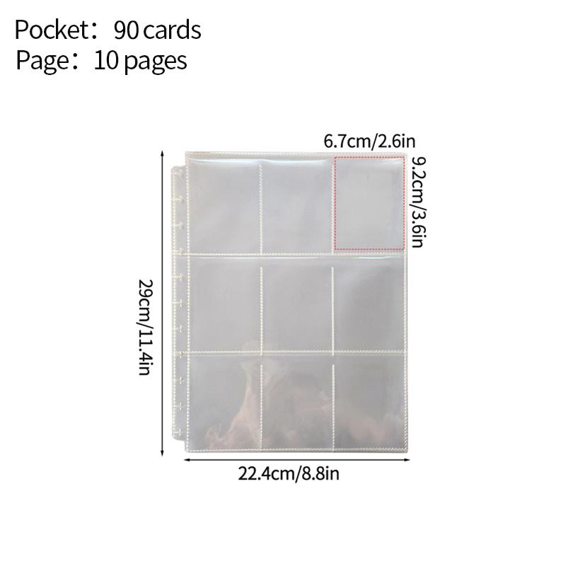 Альбом на 9 ячеек для фотокарточек K-pop, книга для коллекционирования карт, страницы для альбомов на 1030 штук, альбом для фотокарточек, K-pop стафф
