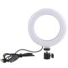 6 Inch Ring Shape Photography Lighting 3 Colors Adjustable Fill Light USB Interface