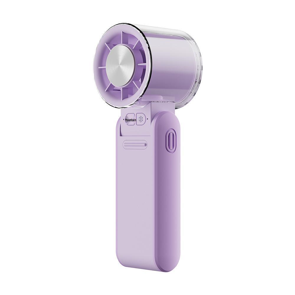 Portable High-Speed Mini Handheld Fan with Ice Pack and Foldable Design